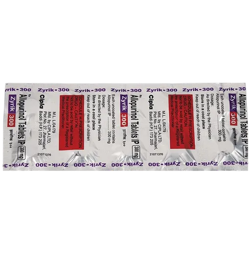 zyrik 300mg tablet 10's